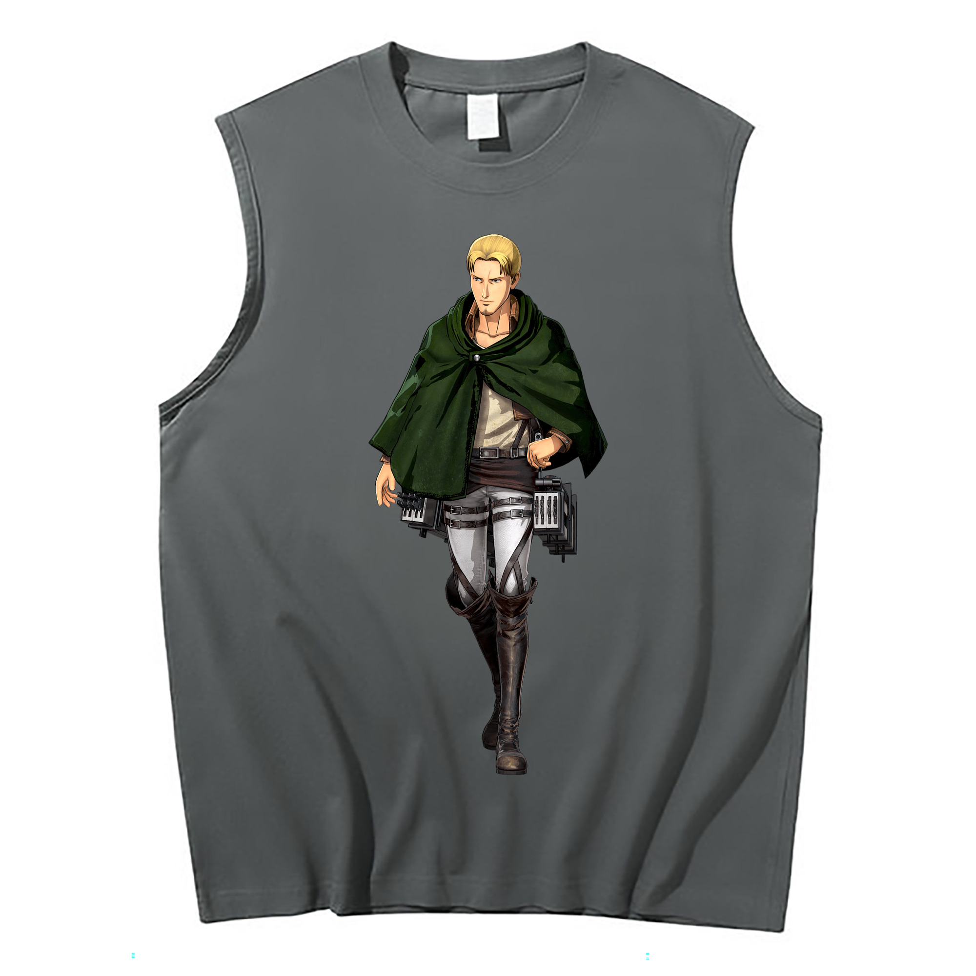 （画像用） 進撃の巨人 Attack on Titan コットン100％タンクトップ（フロントプリント）